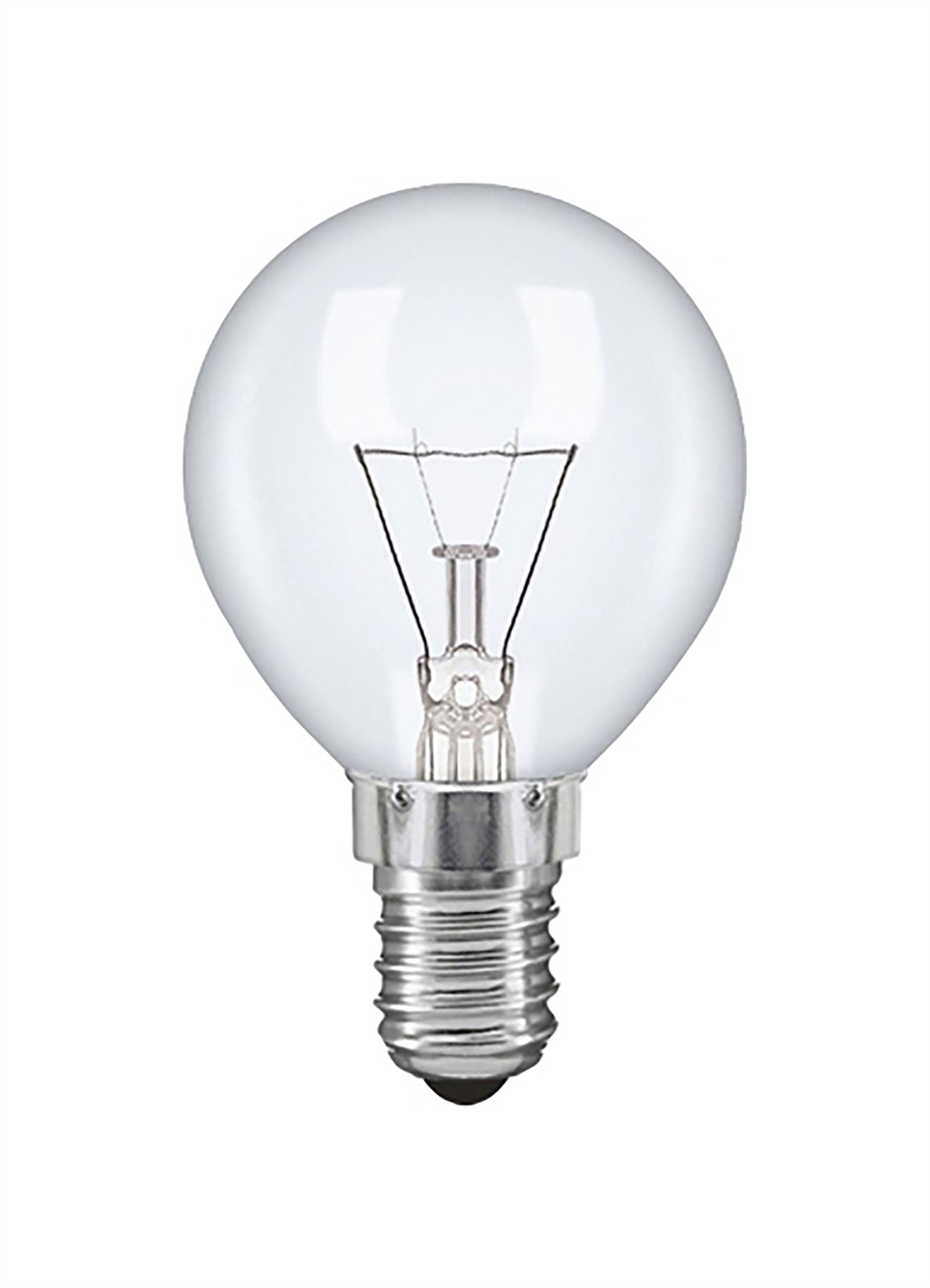 Luxram Golf Ball E14 Clear 25W Incandescent/T Incandescent