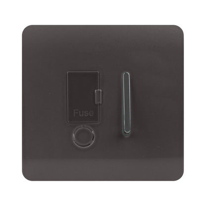 Trendi Artistic Modern Glossy Tactile Fused Spur Switch Dark Brown