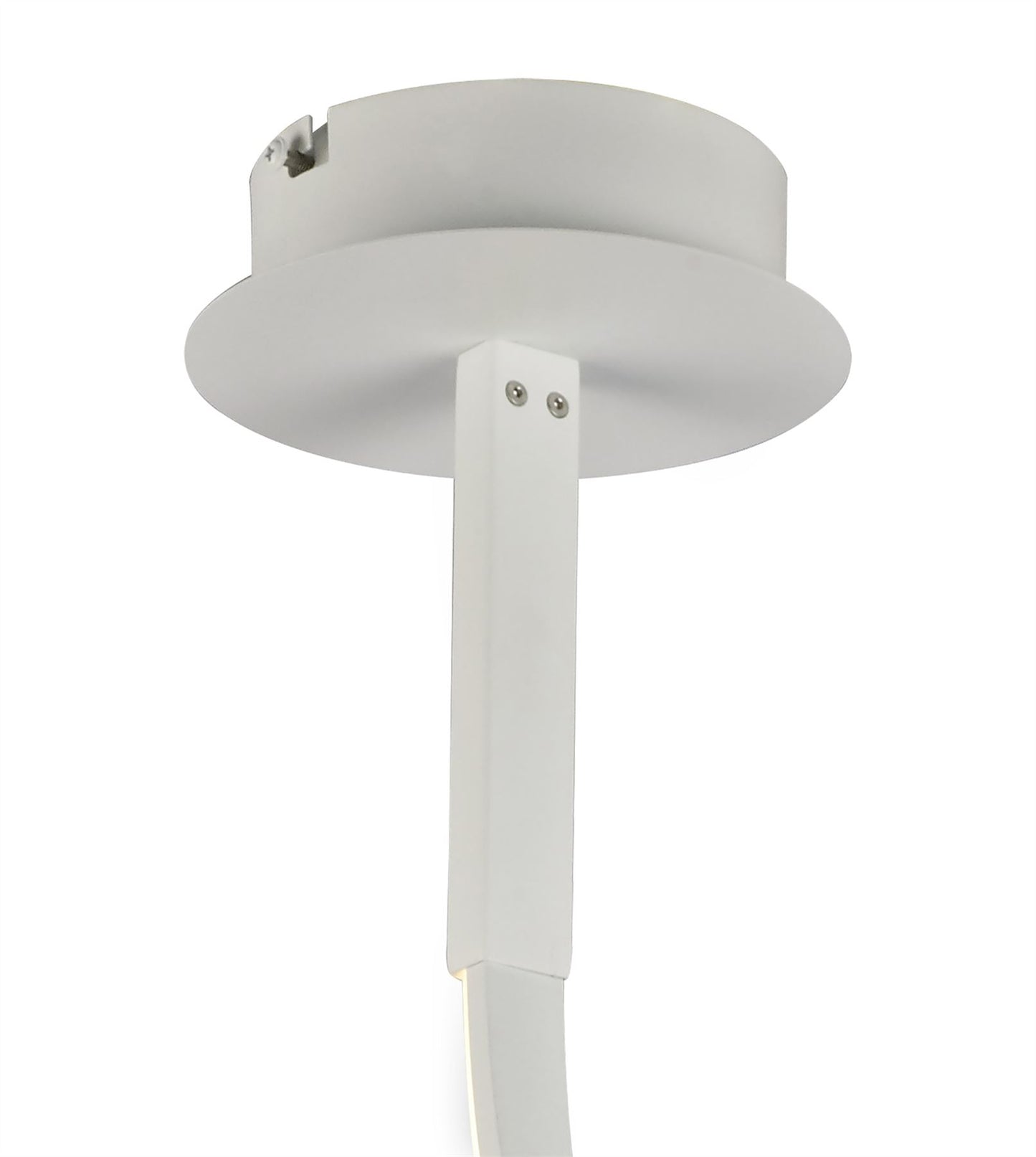 Mantra Nur 53cm Blanco Semi Flush Simple Lamp, 30W LED 4000K, 2400lm, Dimmable, White/Frosted Acrylic, 3yrs Warranty