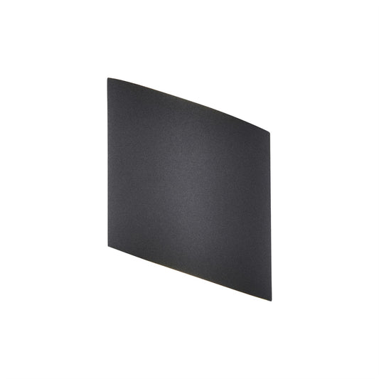 Mantra Fusion Sochi Wall Light, 6W LED, 3000K, 660lm, IP54, Anthracite, 3yrs Warranty