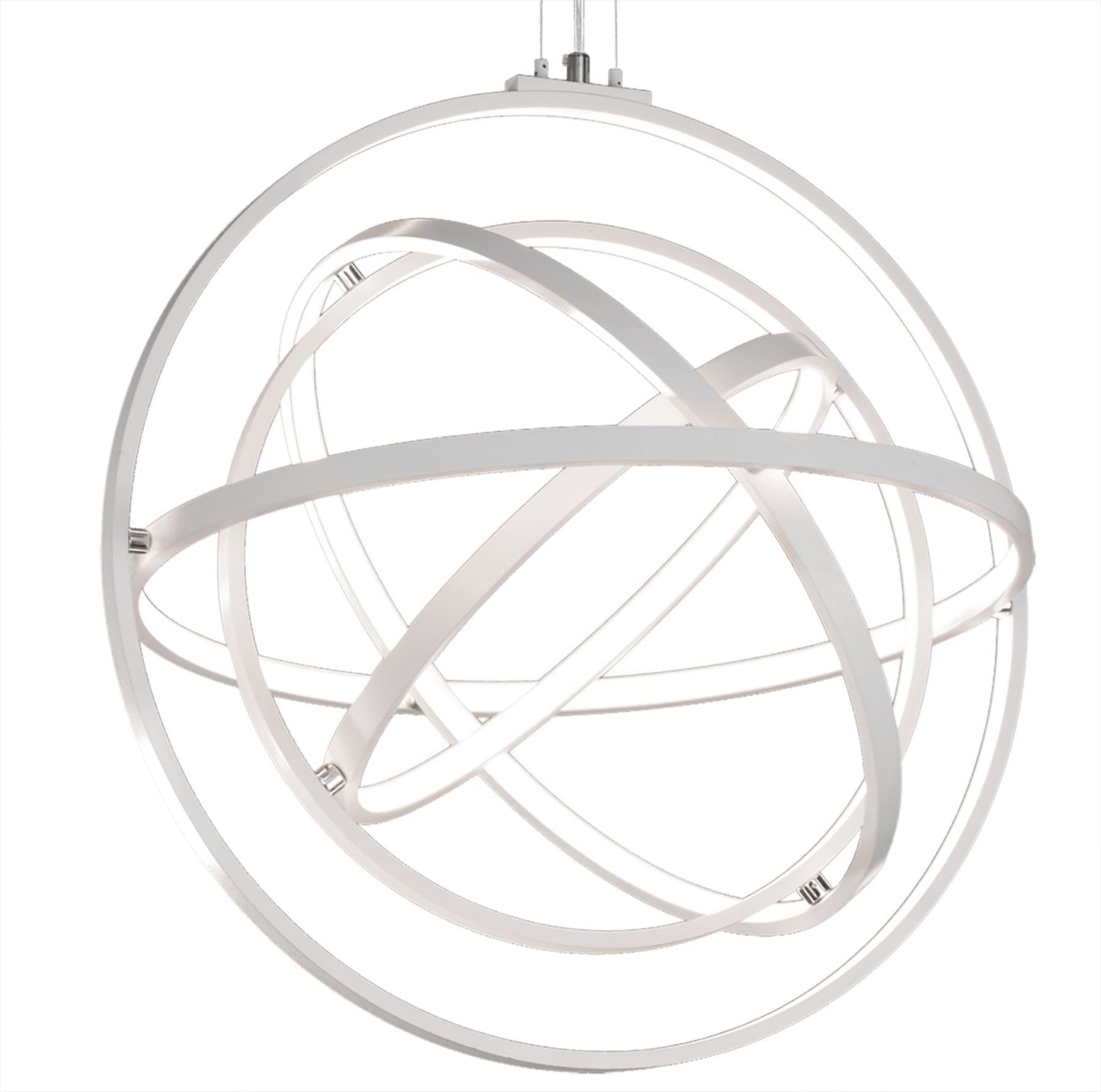 Mantra M5741 Orbital Pendant Round 60cm, 4 Ring, 90W LED 3000K, 3250lm, RF Remote Control White, 3yrs Warranty