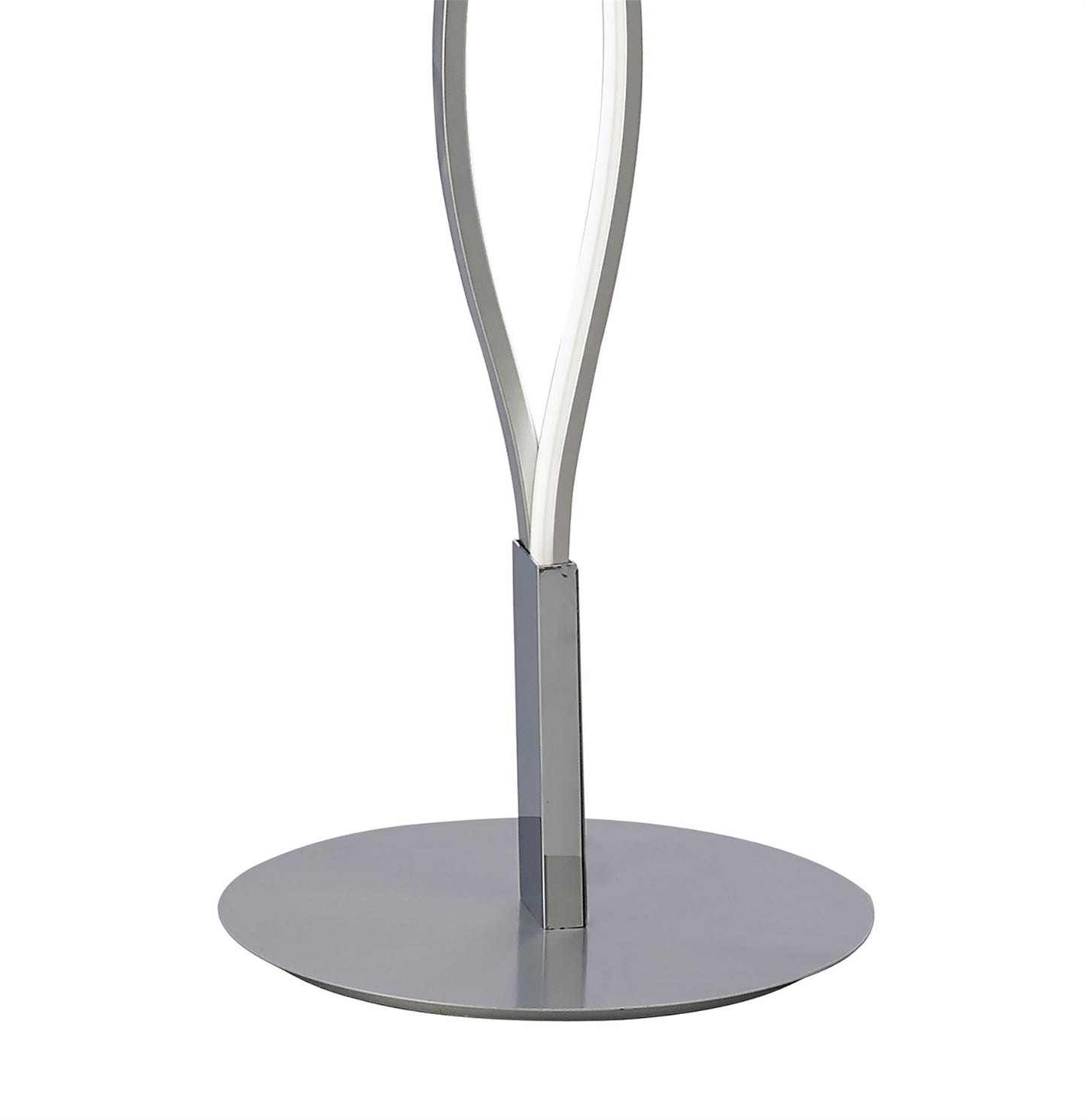 Mantra M4861 Sahara Floor Lamp 21W LED 3000K, 1470lm, Silver/Frosted Acrylic/Polished Chrome, 3yrs Warranty