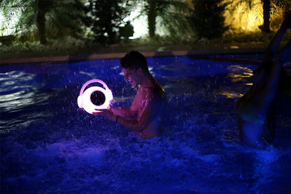 Mantra M3696 Wazowsky IP44 Portable 3W Speake, 120lm, 3W LED RGBW Lamp Bluetooth Connection/Remote Control, 2yrs Warranty