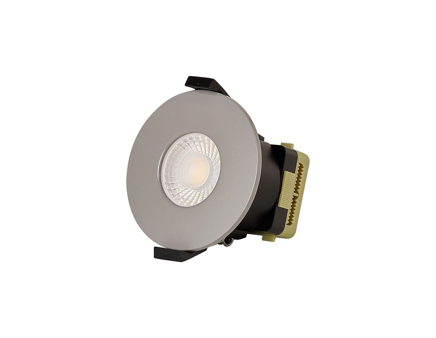 Trendi Switch Dimmable IP65 CCT LED Fire Rated Downlight in Light Grey