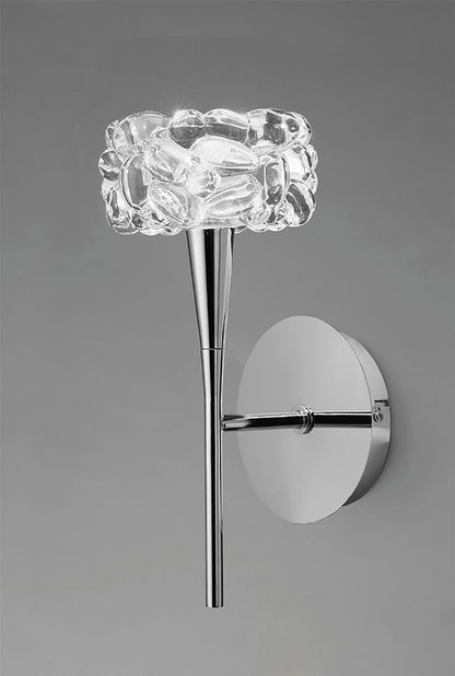 Mantra O2 Wall Light Switched 1 Light G9, Polished Chrome
