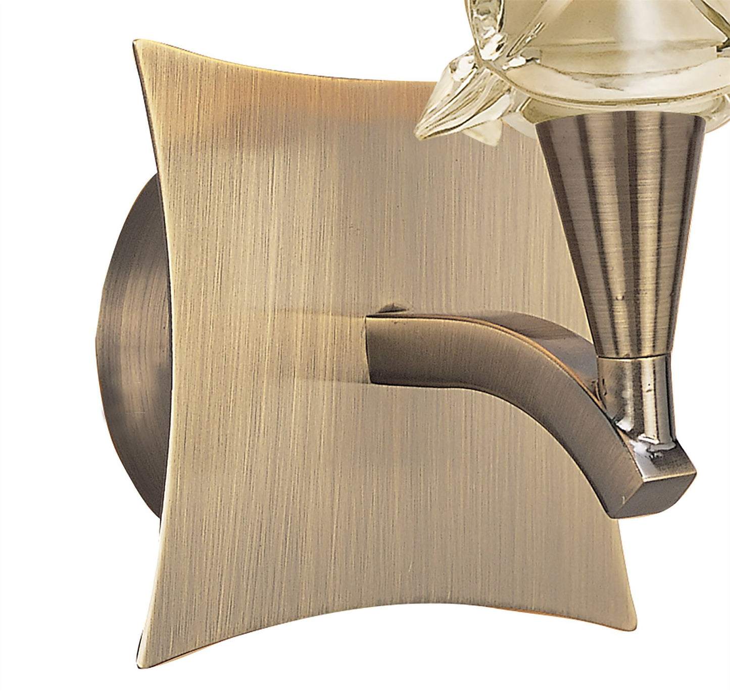 Mantra Rosa Del Desierto Wall Light Switched 1 Light G9, Antique Brass