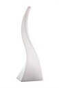 Mantra M1327 Flame Table Lamp 1 Light E27 Large Indoor, Opal White
