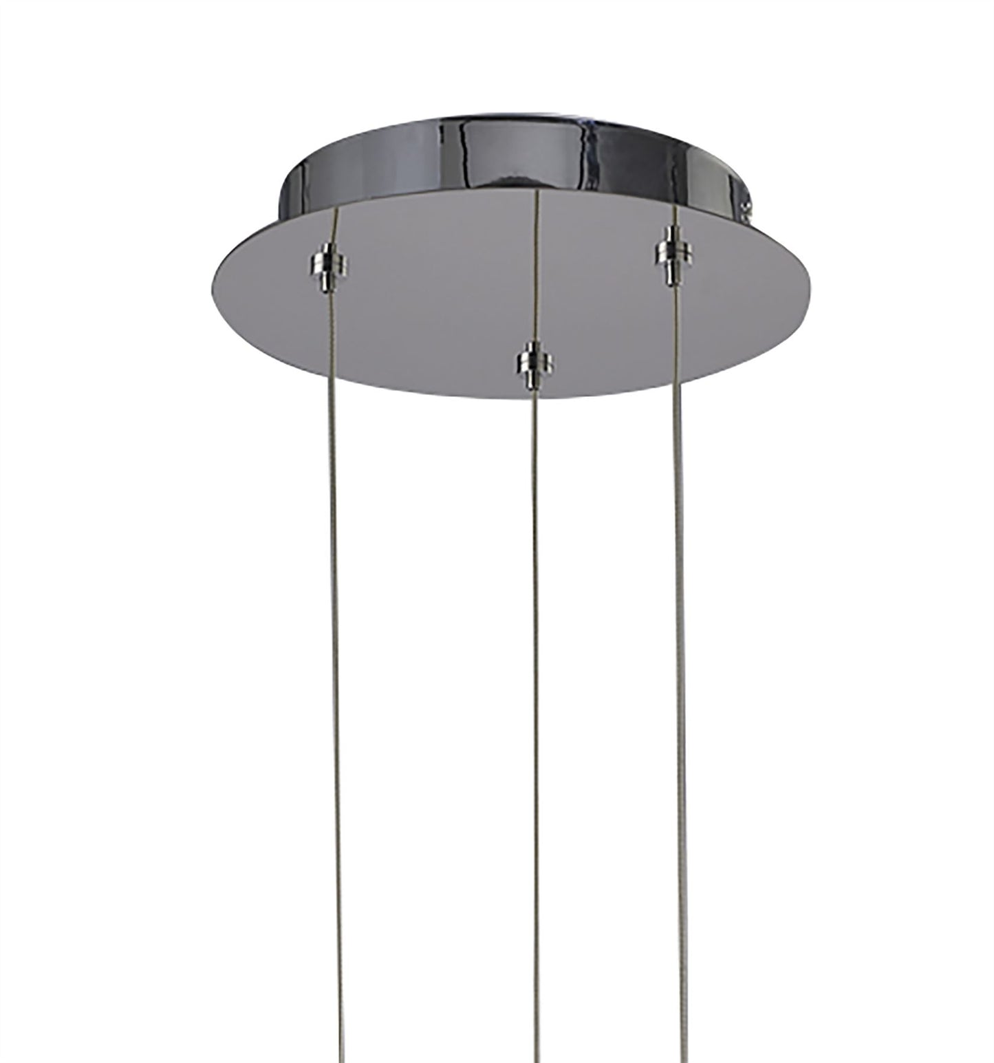 Mantra M3970 Knot Pendant 36W LED 3000K, 3600lm, Gloss White/White Acrylic/Polished Chrome, 3yrs Warranty
