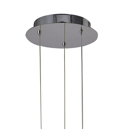 Mantra M3970 Knot Pendant 36W LED 3000K, 3600lm, Gloss White/White Acrylic/Polished Chrome, 3yrs Warranty