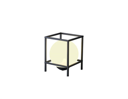 Mantra Desigual Medium Table Lamp, 1 Light E27, Matt Black