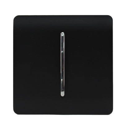 Trendi 1 Gang 3 Way Intermediate  10 Amp Rocker Light Switch Matt Black