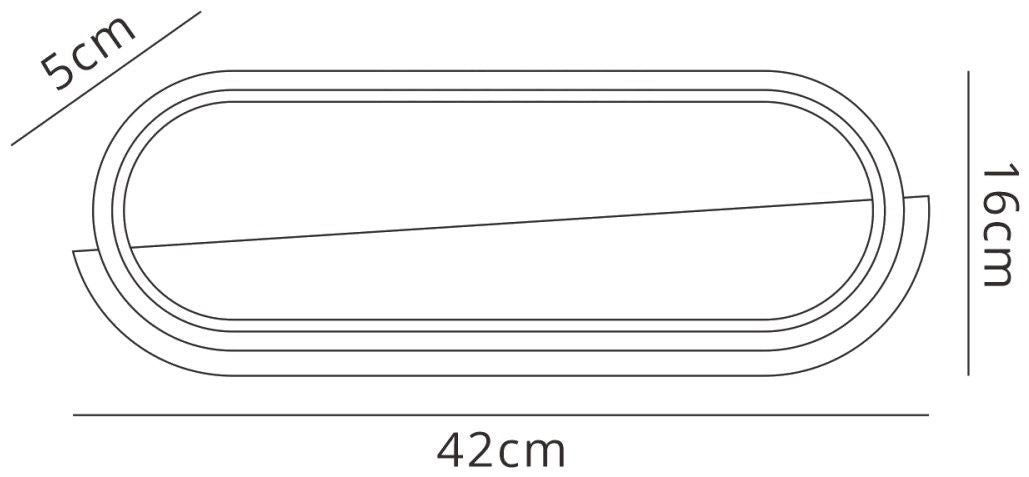 Mantra Fusion Box Wall Light, 20W LED, 3000K, 800lm, White, 3yrs Warranty