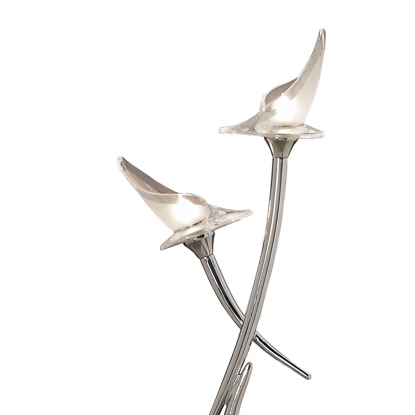 Mantra M0310 Flavia Table Lamp 2 Light G9, Polished Chrome