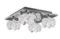 Mantra M3954 Artic Ceiling 4 Light G9 Square, Polished Chrome