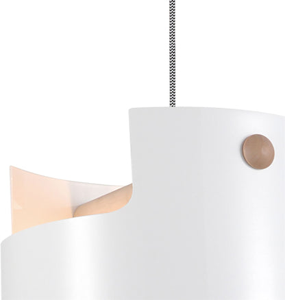 Mantra M5590 Cube Pendant Large 1x40W, White Metal/Wood