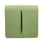 Trendi Artistic Modern Glossy Tactile Auto Retractive Door Bell Switch Moss Green