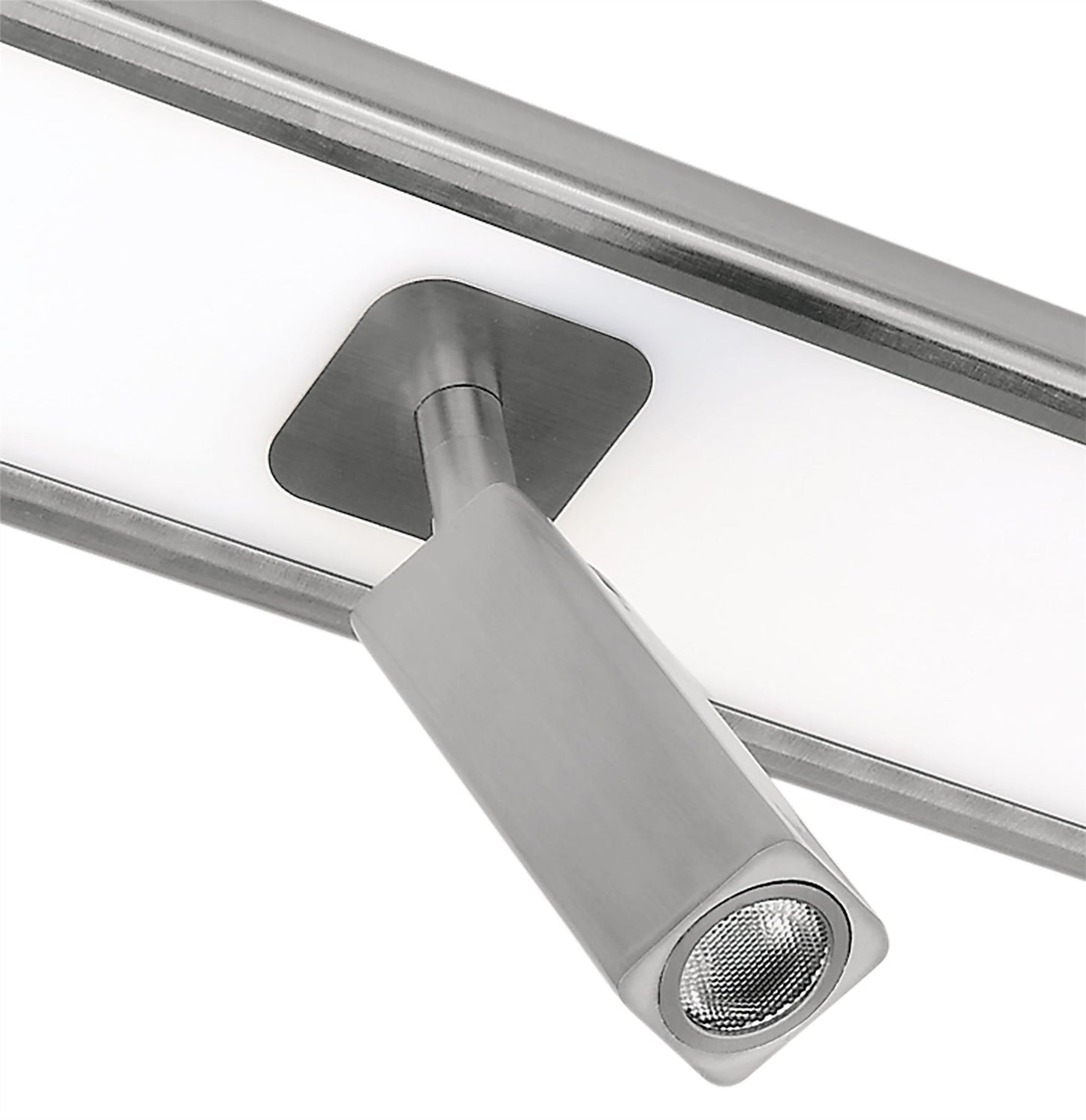 Mantra M5252 Ibiza Ceiling Light, Wall 3 Head with Backlit Light 30W LED Satin Nickel 4000K, 2200lm,, 3yrs Warranty