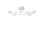Mantra Capuccina Small 4 Light Semi Flush, 30W LED, 3000K, 2100lm, White, 3yrs Warranty