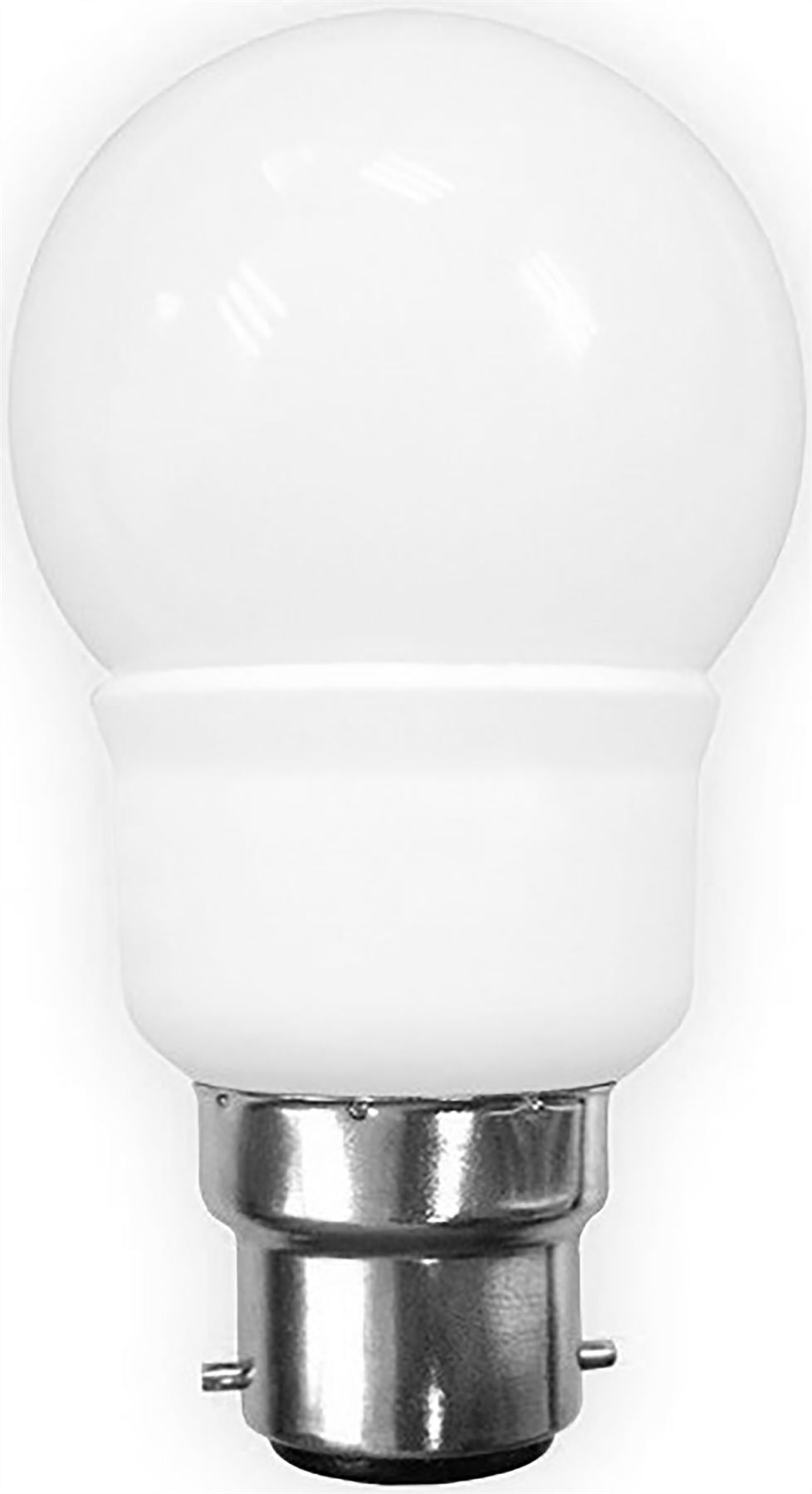 Luxram Extra Mini Sup Ball Extra Mini Supreme Ball B22 5W 2700K Compact Fluorescent Compact