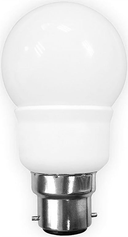 Luxram Extra Mini Sup Ball Extra Mini Supreme Ball B22 5W 2700K Compact Fluorescent Compact