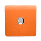 Trendi 1 Gang 2 Way 150w LED Dimmer Screwless 10 Amp Wall Light Switch in Sunset Orange - ART-LDM150WOR