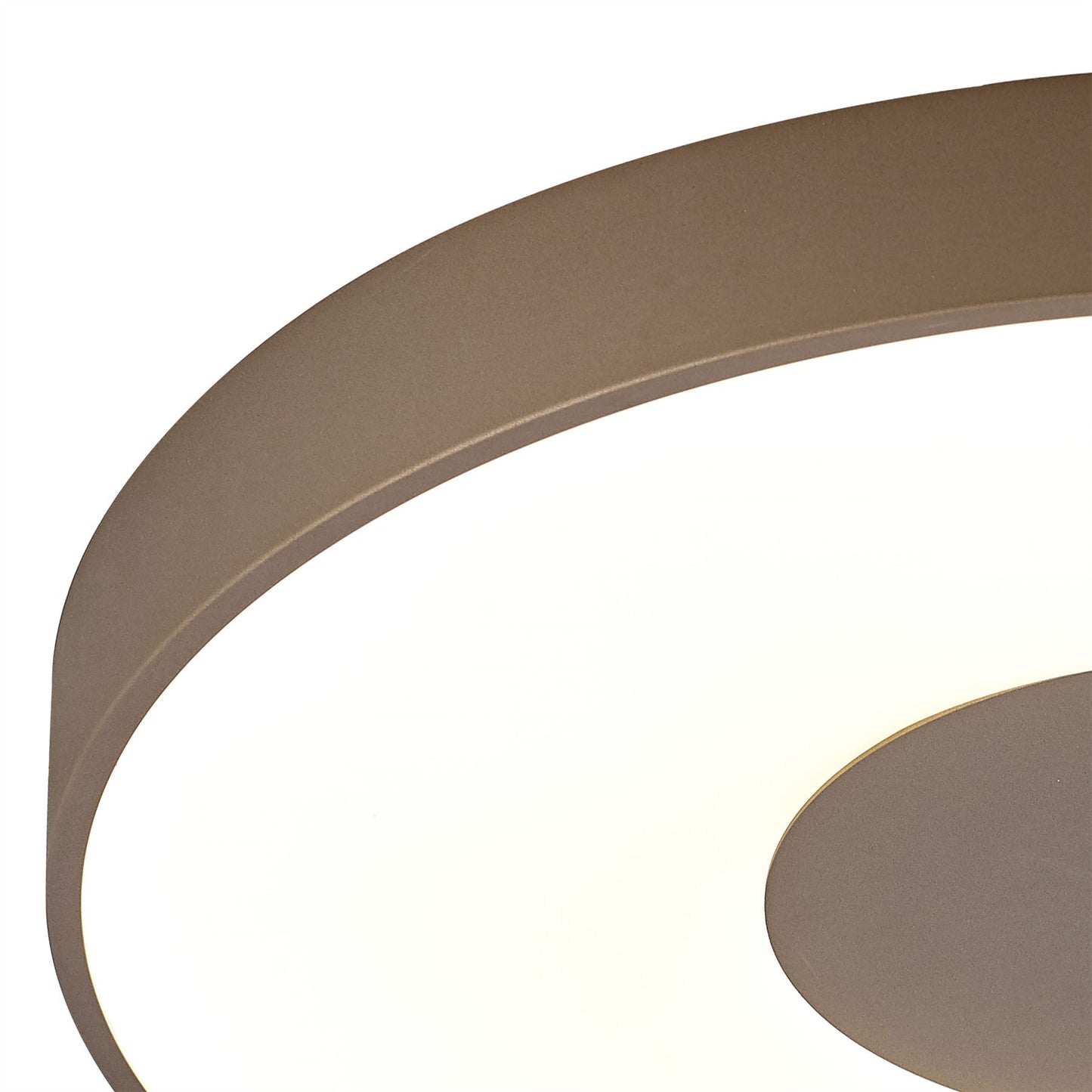 Mantra Coin 65cm Round Ceiling 100W LED with Remote Control 2700K-5000K, 6000lm, Sand Brown, 3yrs Warranty Ceiling
