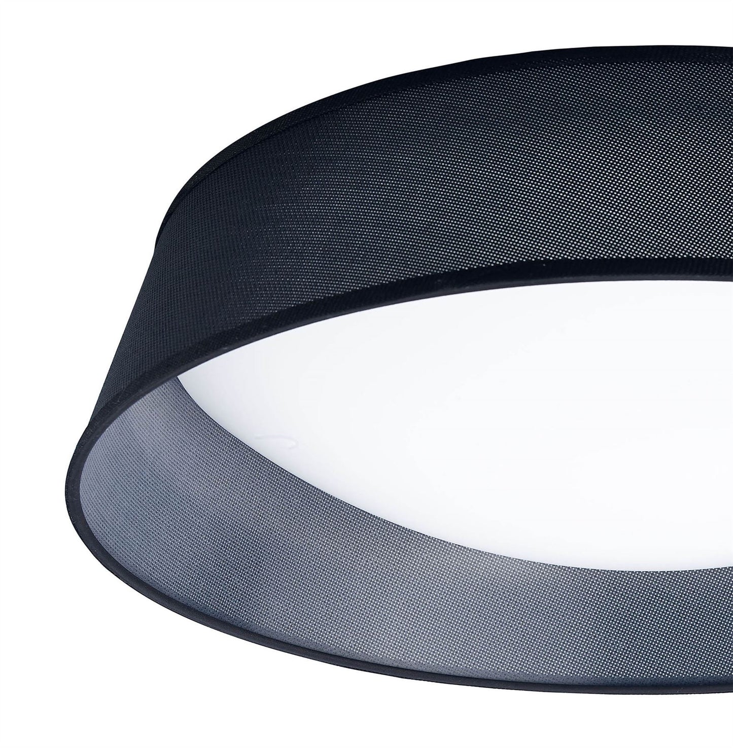 Mantra Nordica Plafones M4967 Nordica Ceiling 60W LED 90cm Black 3000K, 4200lm, White Acrylic with Black Shade, 3yrs Warranty
