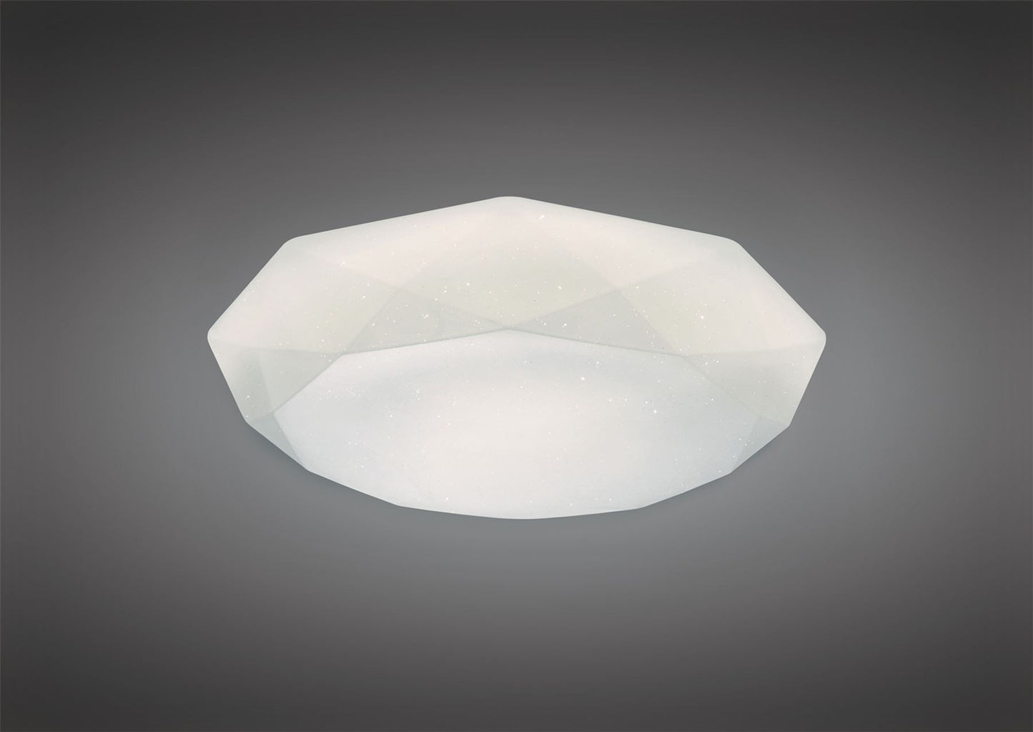 Mantra Fusion M5113 Diamante Ceiling 21W LED 5000K, 2100lm, White Acrylic, 3yrs Warranty - M5113 Ceiling