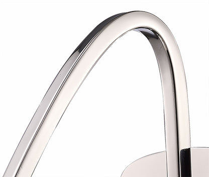 Mantra Lux Switched Wall Light 1 Light G9, Polished Chrome