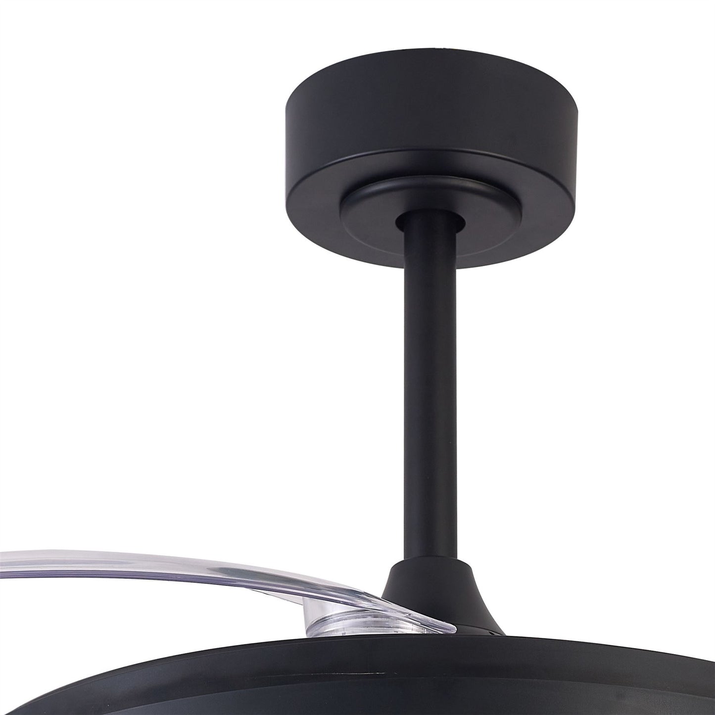 Siberia 50W LED Dimmable White/RGB Ceiling Light With Built-In 30W DC Fan, 3000-6500K Remote Control, 3200lm, Black, 5yrs Warranty