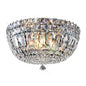Diyas Georgina 25cm Flush  3 Light G9 Polished Chrome/Crystal Ceiling Light Fitting