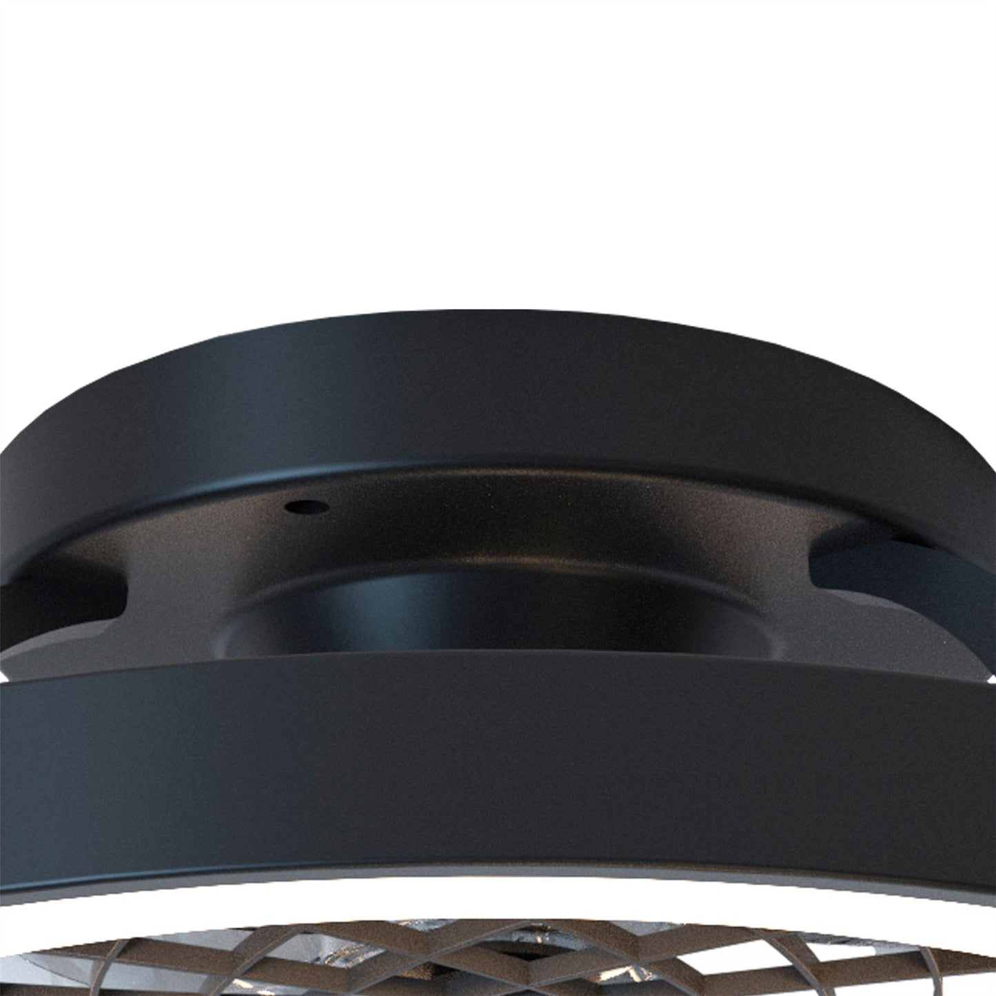 Tibet Mini 53cm 70W LED Dimmable Ceiling Light With 35W DC Reversible Fan, Remote, 3900lm, Black, 5yrs Warranty