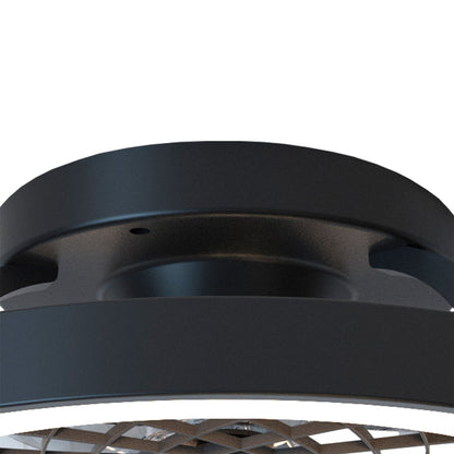 Tibet Mini 53cm 70W LED Dimmable Ceiling Light With 35W DC Reversible Fan, Remote, 3900lm, Black, 5yrs Warranty