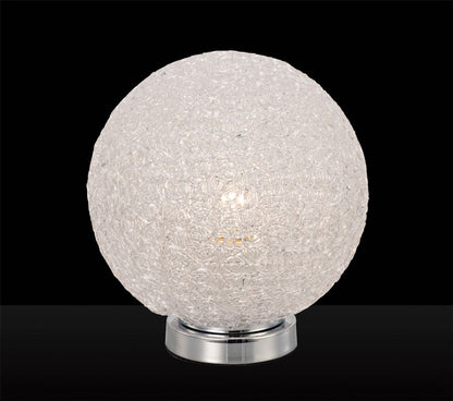 Mantra Fusion Fusion M5713 Bola Table Lamp 20cm Round 1 x E27, Chrome