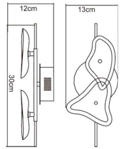 Mantra Otto Ceiling/Wall 2 Light G4 Bar, Polished Chrome/Frosted Glass, NOT LED/CFL Compatible