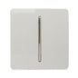 Trendi 1 Gang 2 Way 10A Modern Screwless Rocker Light Switch – Ice White (ART‑SS2WH)