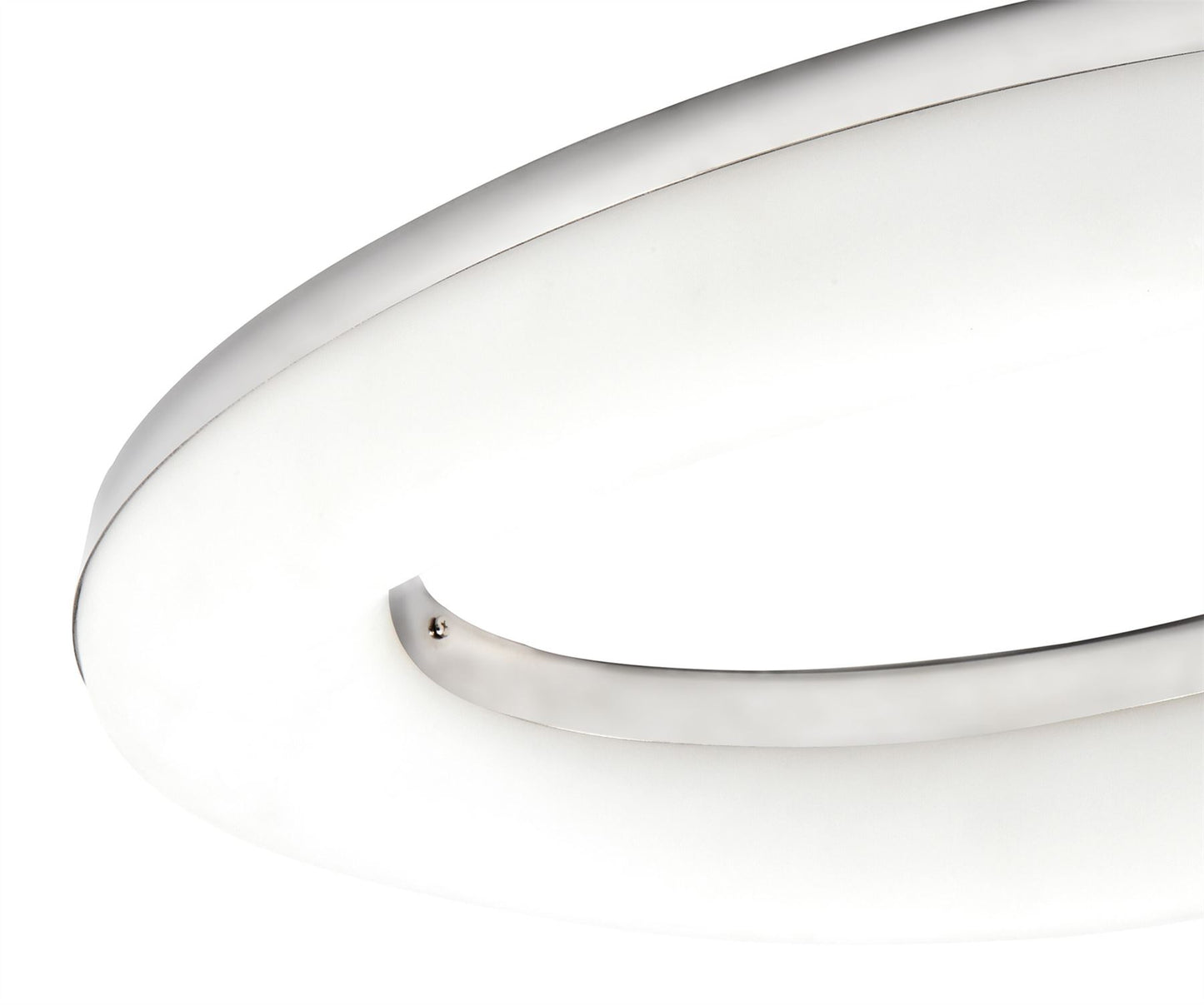 Mantra M4902 Oakley Oval Ceiling 40W LED 3000K, 3200lm, Polished Chrome/Frosted Acrylic, 3yrs Warranty - M4902 Ceiling