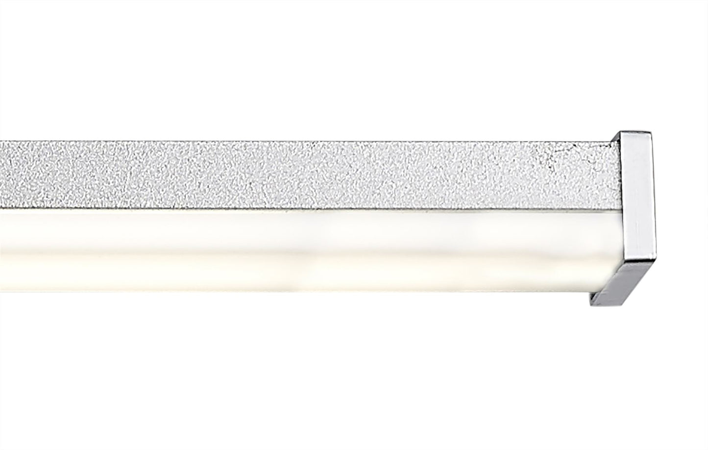 Mantra M5085 Sisley Wall Light 7W LED Chrome IP44 4000K, 420lm, Silver/Frosted Acrylic/Polished Chrome, 3yrs Warranty