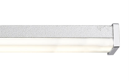 Mantra M5085 Sisley Wall Light 7W LED Chrome IP44 4000K, 420lm, Silver/Frosted Acrylic/Polished Chrome, 3yrs Warranty