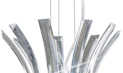 Diyas Sinclair 32cm  4 Light G9 Polished Chrome Ceiling Pendant Light Fitting