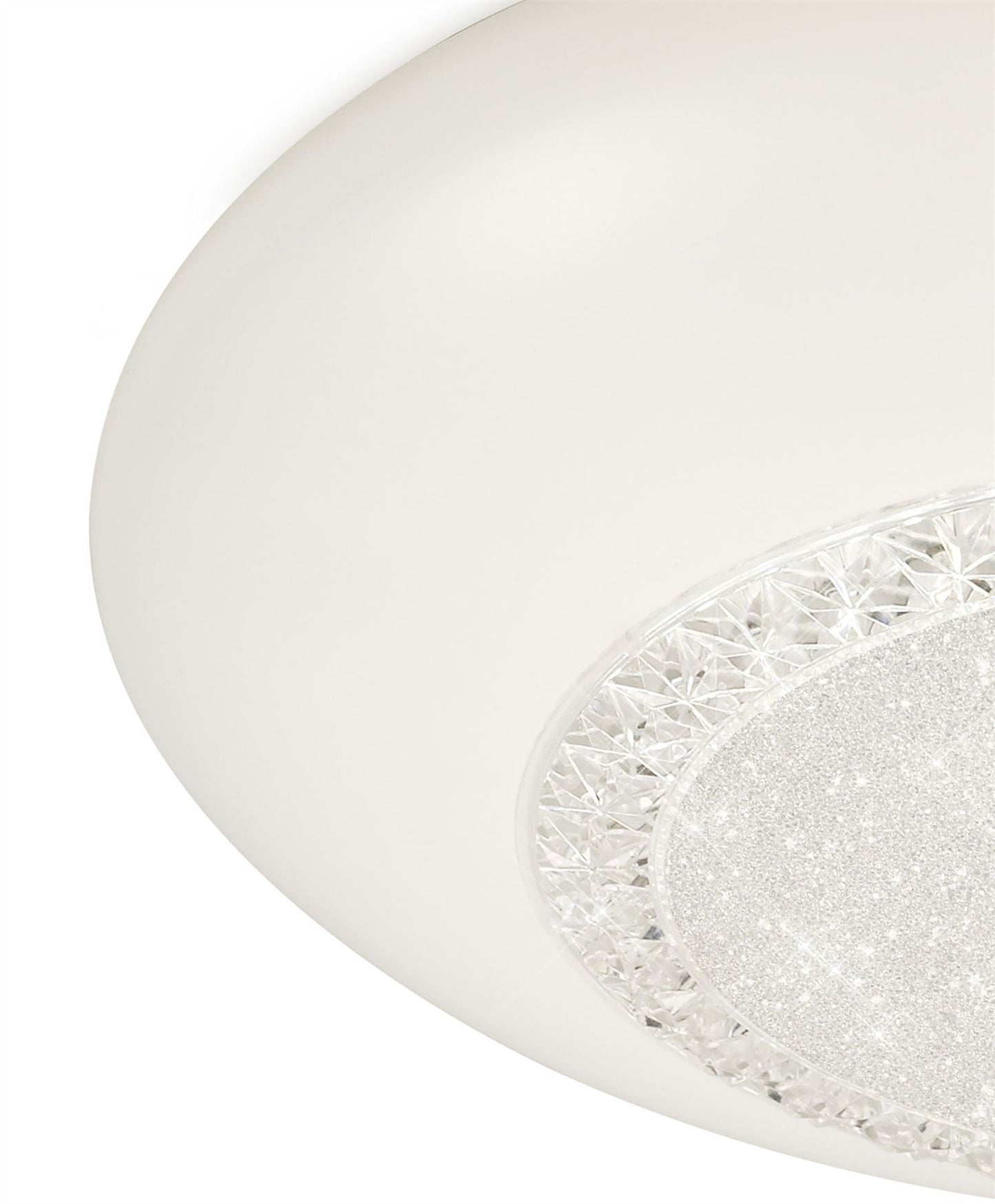 Mantra Fusion Fusion M6235 Opera Flush Ceiling Light 41cm Round, 24W LED, 3000-6500K Tuneable White, 1680lm, White, Remote Control, 3yrs Warranty