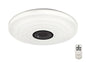 Mantra Fusion Fusion M5878 Ondas 60W LED Tunable White 3000K-6000K 4200lm, Dimmable Flush Ceiling Light with Built In 10W Speaker, Bluetooth Connection/Remote Control