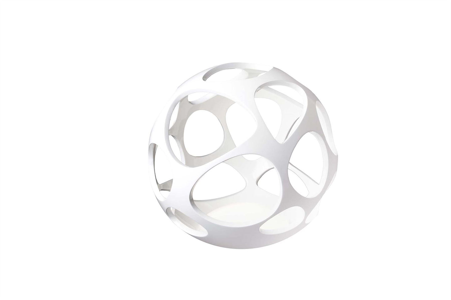 Mantra M5146 Organica Table Lamp 3 Light E27, Gloss White/Polished Chrome