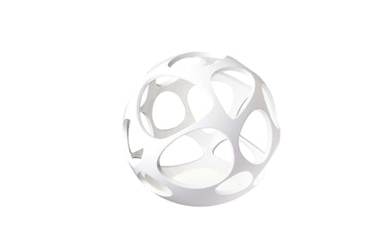 Mantra M5146 Organica Table Lamp 3 Light E27, Gloss White/Polished Chrome