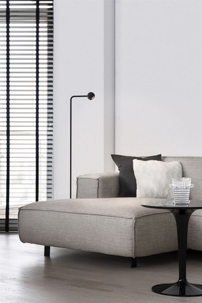 Mantra Fusion Eyes 125.5cm Floor Lamp, 6W LED, 3000K, 390lm, Sand Black, 3yrs Warranty
