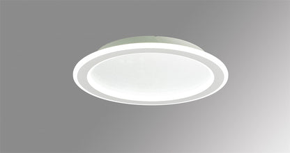 Mantra Tulum 40cm Ceiling Light, 24W LED, 3000-6000K Remote Controlled, 1800lm, White, 3yrs Warranty