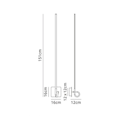 Mantra M6134 Cinto Wall Light 151cm, 20W LED, 3000K, 1600lm, Polished Chrome, 3yrs Warranty
