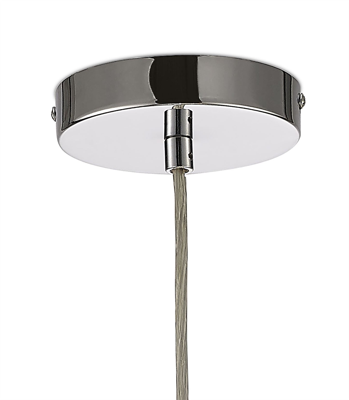 Deco Cassidy Pendant Round Interwinding Aluminium 6 Light G9 Silver/Chrome