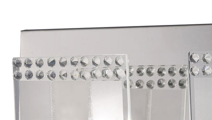 Diyas Charis Wall Light Switched 2 Light G9 Polished Chrome/Glass/Crystal