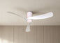 Nemo M 1.2m 24W LED Dimmable Ceiling Light With Built-In 32W DC Fan, 2700-5000K Remote Control, 3200lm, White, 5yrs Warranty